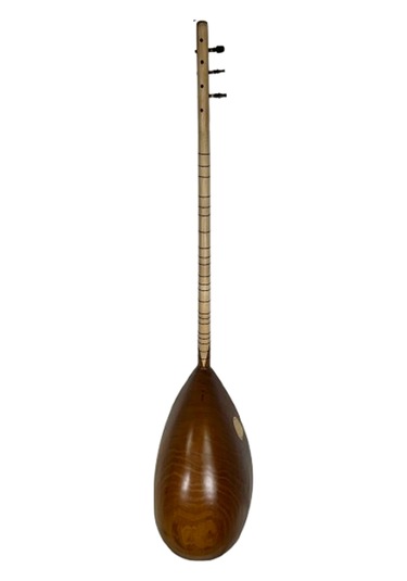 Piarro Profesyonel Uzun Sap El Oyması Dut Ağacı Bağlama 43 Tekne Mat Cila