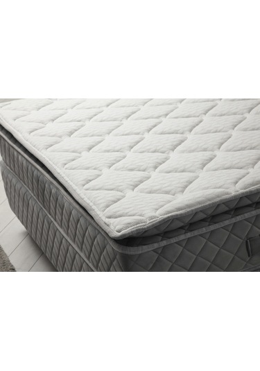 160x200 Sonata Baza+başlık+vassi Pedli Yatak Gri