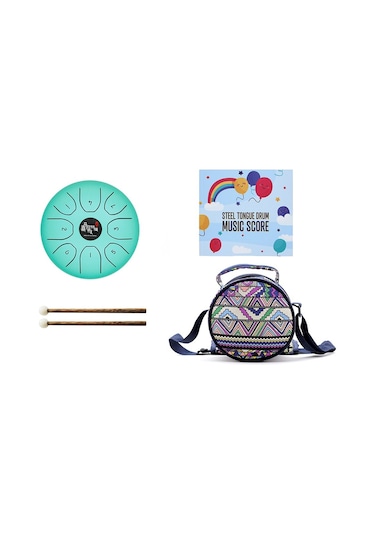 Himalaya Blessing 14cm Steel Tongue Drum Bq55mcy