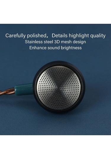 Fastbuy Jcally Ep02 3.5mm Kablo Kulaklık, Yarım İçi Dinleme, Doğal Ses, Gürültü Engelleme, Mikrofonlu, Lacivert