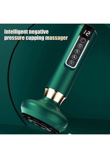 Willowhaven 12 Seviyeli Elektrikli Çukurluğu Vakum Masajı Guasha Anti Selülit Ds-a12 Green Çok Renkli Çok Renkli