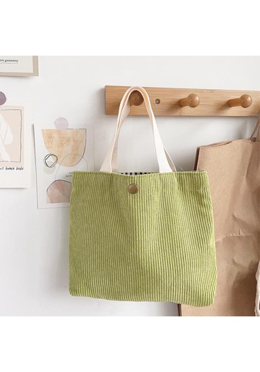 Suntek Kadife Omuz Çantası Moda Seyahat Ofis Açık Hava İçin Açık Yeşil