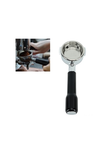 Shineyee 58mm Alüminyum Kahve Portafilter, Teks Katlı Filtre Sepeti, Dipsiz Tasarım, Temizliği Kolay, 58mm Ticari Evsel Makinalar İçin Uyumlu