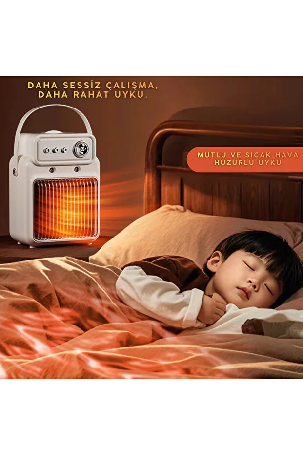 Akıllı Nemlendirme Isıtıcısı Ortamı Kurutmadan Sıcaklık Sağlar - Hassas Ciltler - Ultra Sessiz