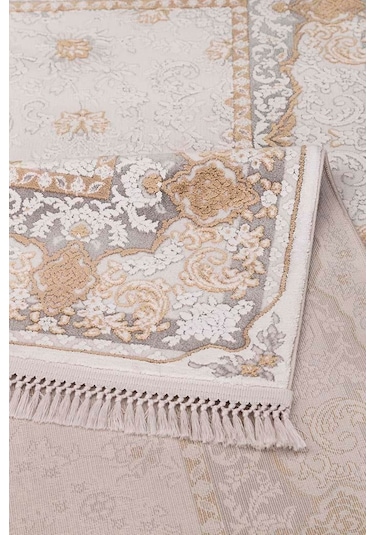 İpek Halı Blossom Koleksiyonu 13422 Bej-80111 Bej