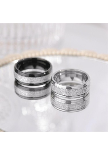 Beyaz Kişisel Trend Titanyum Çelik Sis Rodge Yüzük Yüzük Kadın Yüzük Yüzük 13 Beyaz