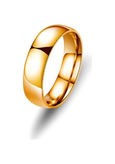 Gül Altın Titanyum Çelik Yüzük 6mm Arcin Erişte Yüzükler Basit Vahşi El Aksesuarları 5 Çok Renkli