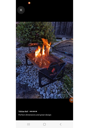 Katlanır 3mm Mangal. Çift Izgaralı Fermuarlı Çanta Hediyeli 12kg