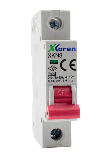 Xkoren Xkn03-1-c016 ,1-faz C-16a/3ka Otomatik Sigorta
