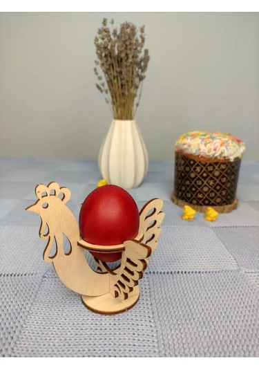 Woodiks Paskalya Yumurtası Standı 152646959 Bej
