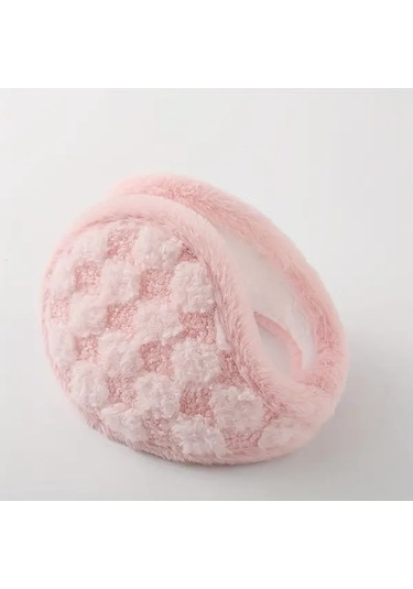 Elmpaly Şeftali Pembesi Ultra Sıcak Kulaklık - Rüzgeçirmez, Ayarlanabilir, Katlanır