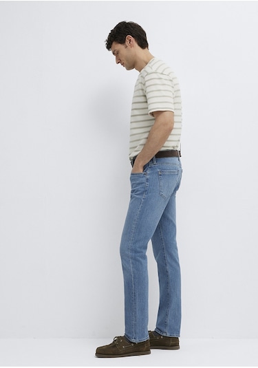 Mavi - Jake Premium Blue Puslu Açık Mavi Jean Pantolon 0042283030
