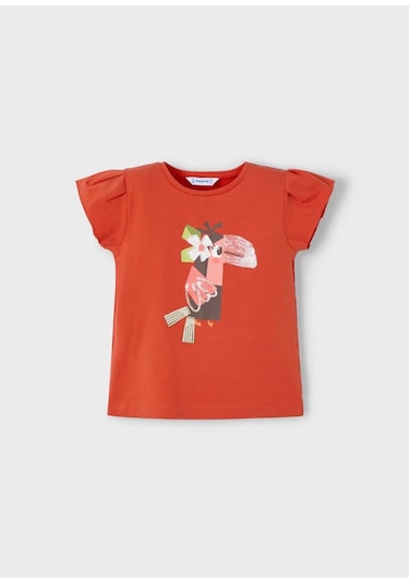 Mayoral Kız Çocuk T-shirt 3015m Turuncu