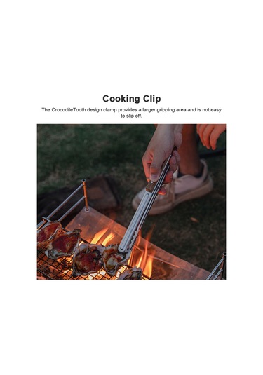 Geeksen 304 Paslanmaz Çelik Somunlu Grip, Anti-ısı Korkuluk, Büyük Boy Manav, Akşam Yemeği, Barbekü, Sosis, Balık, Sebze, Et Kızartma, Tost, Pişirme, Krokodil Dişli, Tutucu, Kol, Parça Çok Renkli