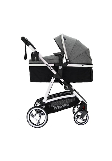 Yoyko City Gri Silver Travel Sistem Bebek Arabası