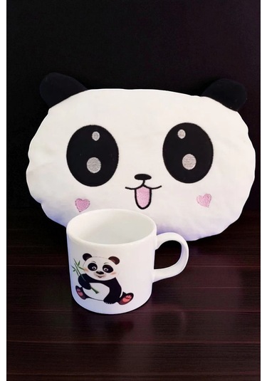 Peluş Yastık Ve Kupa Seti