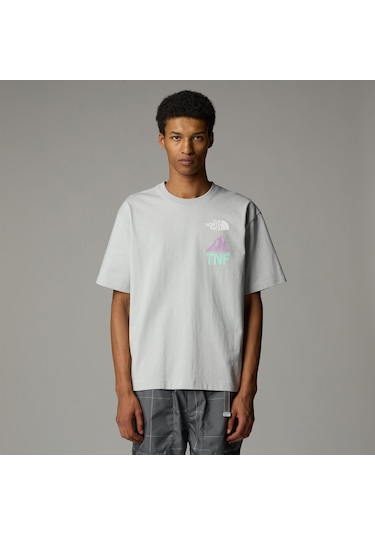 The North Face M Haven N Earth Ss Tee Graphic - Ap Erkek T-shirt-31523 Gri