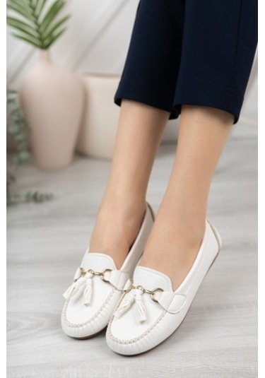Khayt Tassel Casual Günlük Kadın Babet Ayakkabı