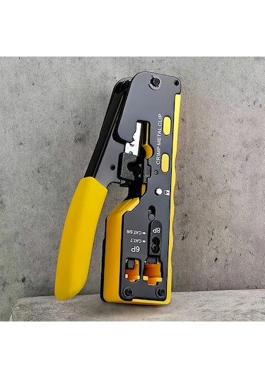 Xuweiwei Ethernet Cat8 7 6a 6 5e Ve Rj11 12 Telefon Bağlantıları İçin Metal Modüler Bağlantı Klemi Ağ Pensesi