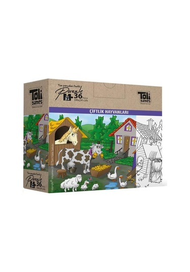 Çiftlik Hayvanları Puzzle Toli Games