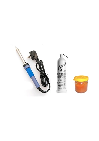 Lehim Havya 40w - Kalem Havya - Değiştirilebilir Uç Tüp - Tel Set