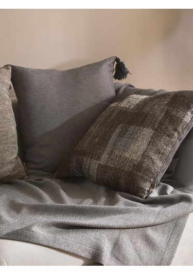 Ash Whisper 3'lü Kırlent Kılıf Seti Gri