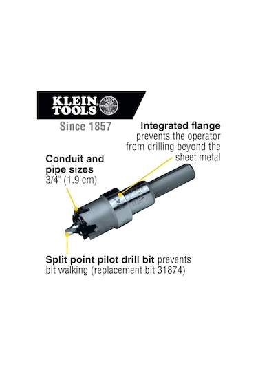 Küçük Tools 1 1/8 Inç Sert Metal-delik Açıcı, 31850