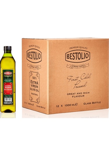 Alhatoğlu Bestolio Natürel Sızma Zeytinyağı Pet 12 x 1 L