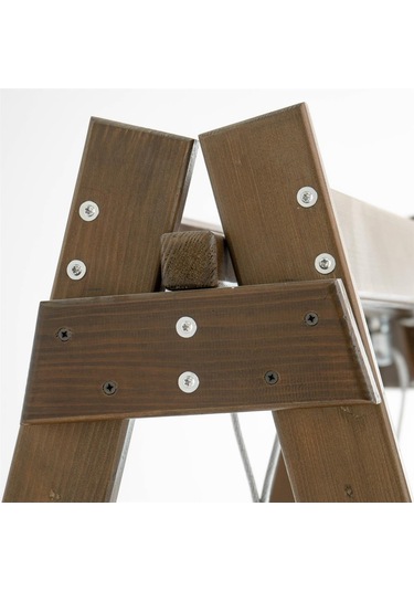 Vendy Çocuk Salıncak Dış Mekan Bahçe, Teras Salıncağı - Ladin Ahşap Krem