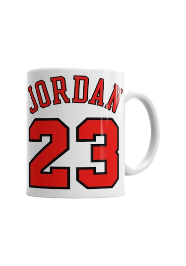 Jordan 23 Kupa Bardak Porselen No35009 Karışık