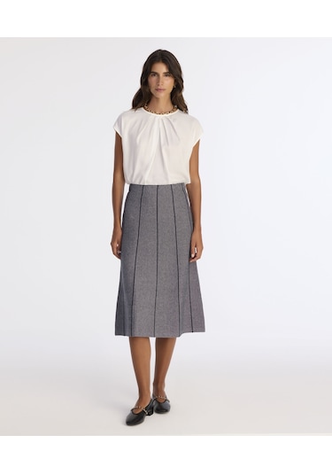 Yargıcı A Form Normal Bel Etek 25kket4003x 004 Lacivert