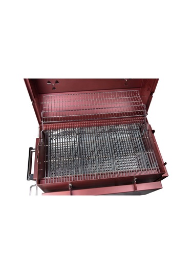 Igrıll Barbekü Elite 740 Mm Kömürlü Mangal Kırmızı