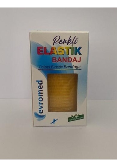 Evromed Elastik Bandaj 10 Cm X 150 Cm Sarı