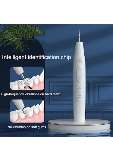 Ultrasonik Elektrikli Ölçekleyici Ev Diş Temizleyici Taşınabilir Ölçekleme Aleti Siyah