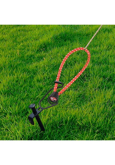 Suntek Kancalı Bungee Kablosu 6mm Halat Kanopi Kırmızı Kırmızı