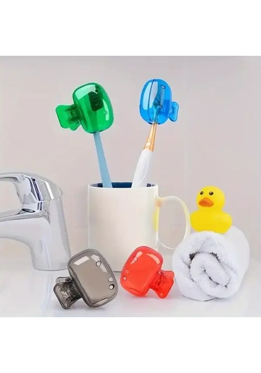 Willowhaven 9 Parça Renkli Seyahat Diş Fırçası Kılıfı Seti - Kurutma Delikli Taşınabilir Koruma