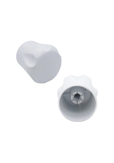 Geçmeli - 5 Ad. Radyatör Vanası Başlığı - Geçmeli Petek Vana Kapağı - Vidasız Petek Musluk Kafası