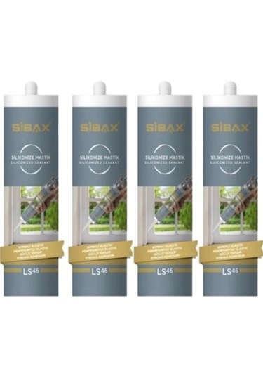 Sibax Sibax Ls46 Silikonize Mastik Beyaz 450 Gram