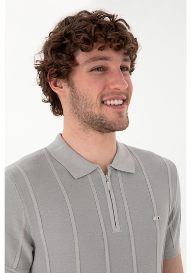 U.s. Polo Assn. Erkek Açık Gri Kazak /triko 50306457-vr001 Acık Grı Açık Gri