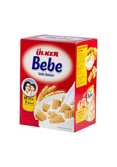 Ülker Bebe Bisküvi 800Gr 12 Vitaminli Kutu 4 Lü Set
