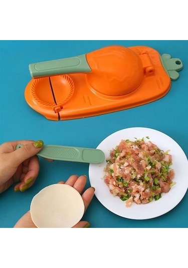 Havuç Tasarımlı Şık Pratik Börek Mantı Hamuru Presleme Börek Y