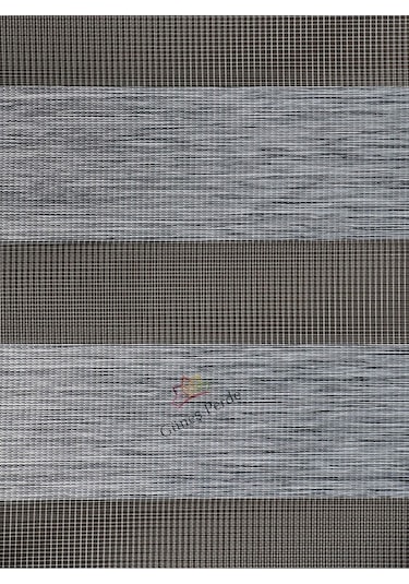 Gri Stor Zebra Perde Oygusuz Gri