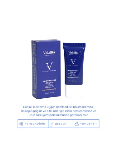 Vidalita Beauty & Care Moisturizing Krem Squalene & Shea Butter 50 ML