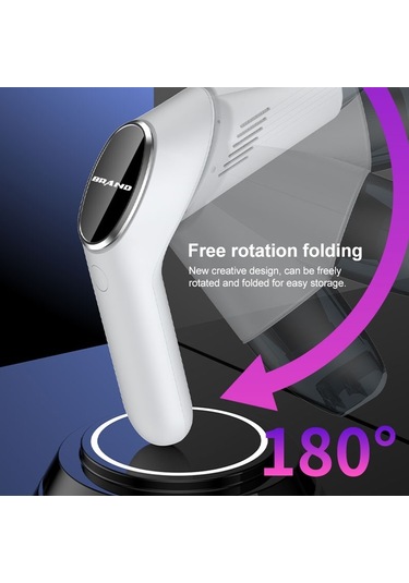 Sones Taşınabilir El Tipi Katlanır Elektrikli Süpürge Beyaz