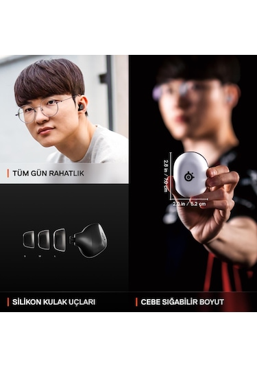 Steelseries Arctis Gamebuds Earbuds Oyuncu Kulak İçi Kulaklık
