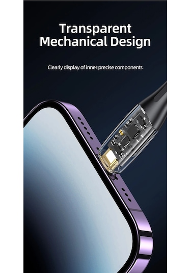 Usams Sj589 20 W Typec To Lightning Dijital Ekran Örgü 2 M