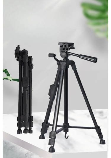 Buffer Telefon Ve Fotoğraf Makinası Takılabilen Bluetooth Kumandalı 146 Cm Tripod