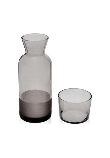 Rakle Matte Bardaklı Sürahi - Siyah - 700 Ml