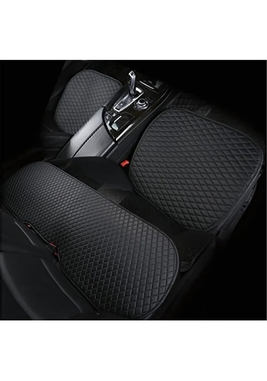 Kia Cerato Uyumlu Deri Kapitone Koltuk Minderi Koruma Kılıfı 3 Lü Set