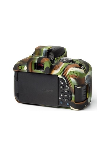 Easycover Canon 800D Silikon Kılıf Ecc800Dc (Kamuflaj)